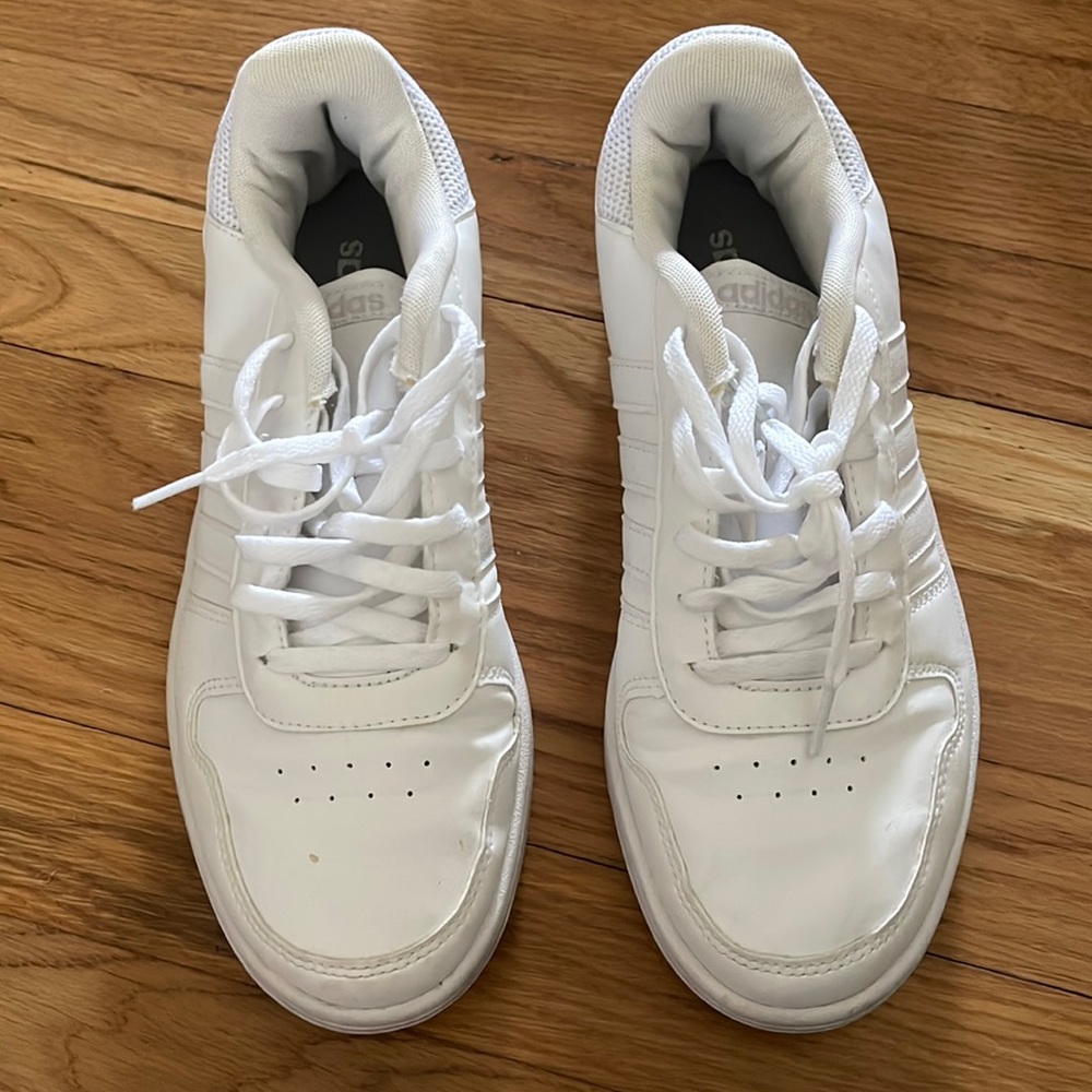 Adidas white shoes